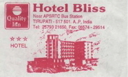 hotel bliss